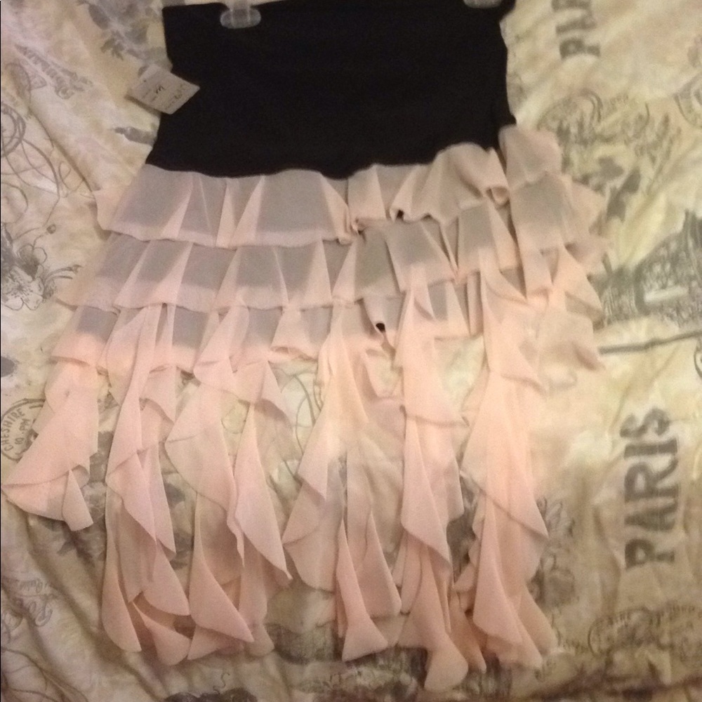Vovo black and pink skirt